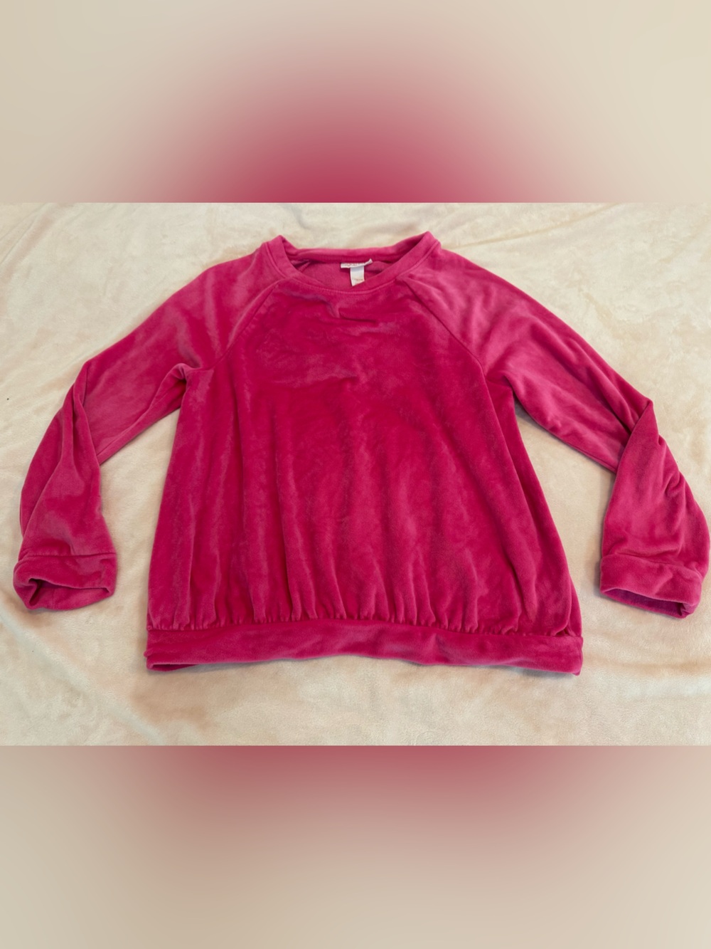 Cat & Jack Hot Pink Plush Pullover
